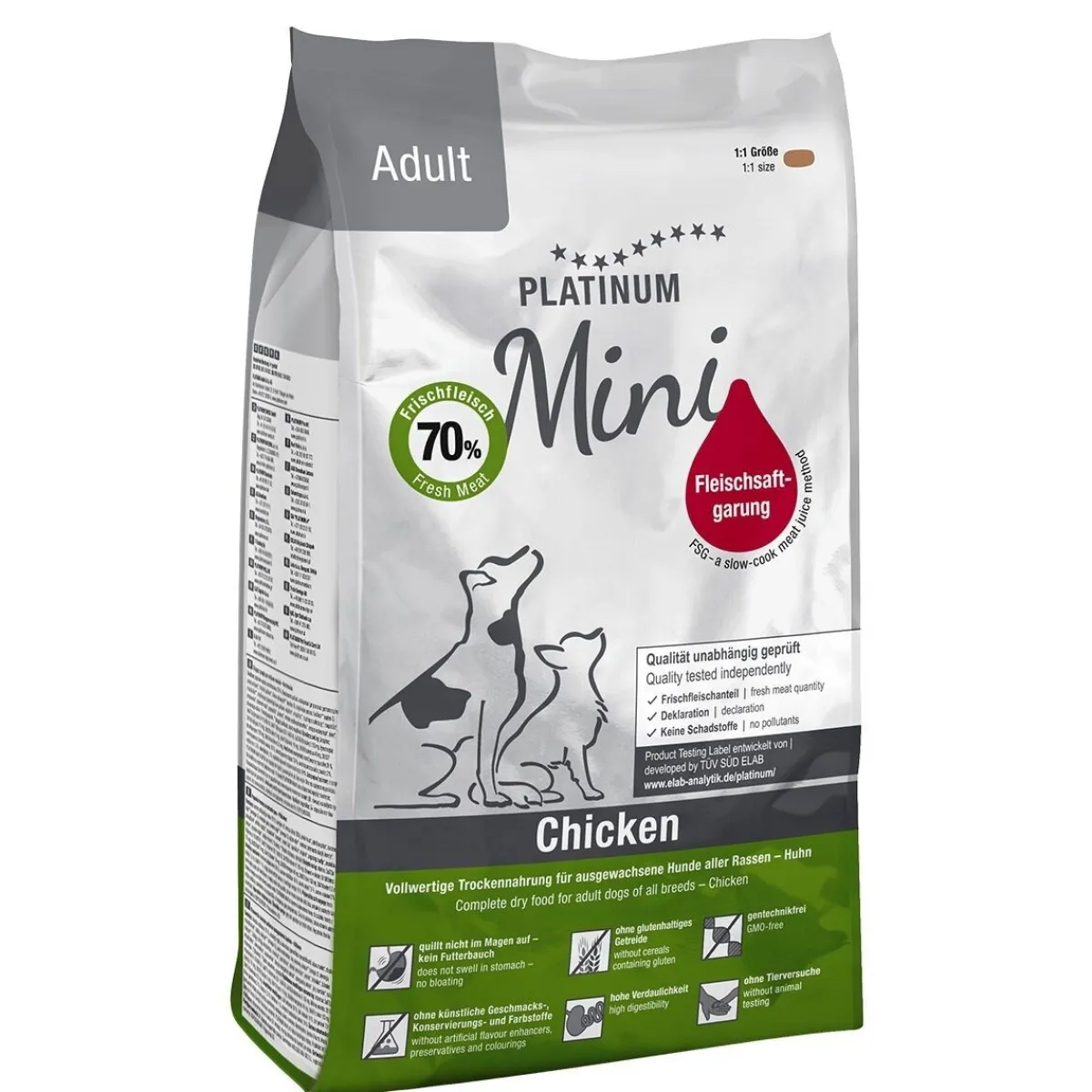 Platinum Koiran Kuivaruoka*Mini Adult Chicken 900 g
