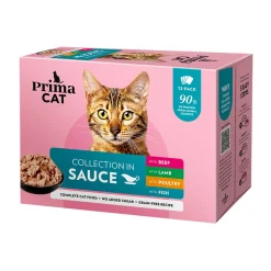 PrimaCat Kissan Märkäruoka*Classic Multipack kastikkeessa 12 x 85 g