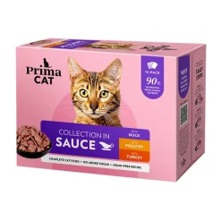PrimaCat Kissan Märkäruoka*Classic siipikarja-mix kastikelajitelma 12x85g
