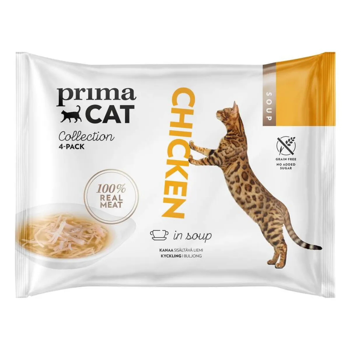 PrimaCat Kissan Märkäruoka|Kissan Keitot*Kanaa liemessä