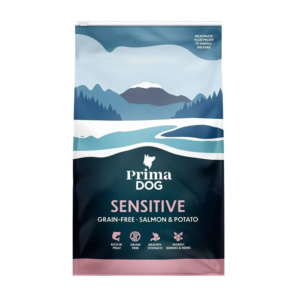 PrimaDog Koiranruoat Erityistapeisiin|Koiran Kuivaruoka*Grain Free Salmon & Potato 10 kg