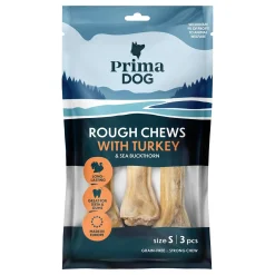 PrimaDog Puruluut|Tarjoukset Koirille*Rough Chews Kalkkuna-Tyrni
