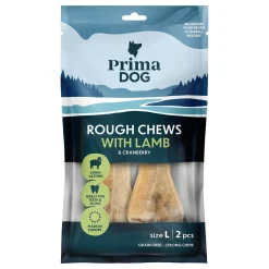 PrimaDog Puruluut|Tarjoukset Koirille*Rough Chews lammas-karpalo