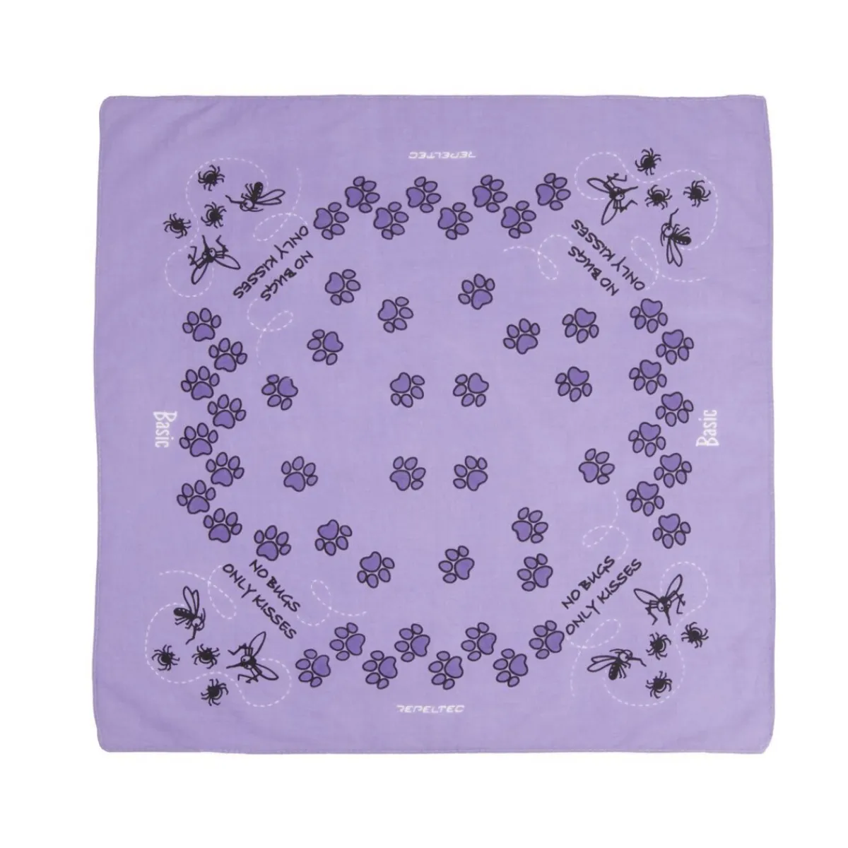 Basic Punkkikarkotteet|Hoito Ja Terveys*Punkkihuivi Repeltec Bandana, lila