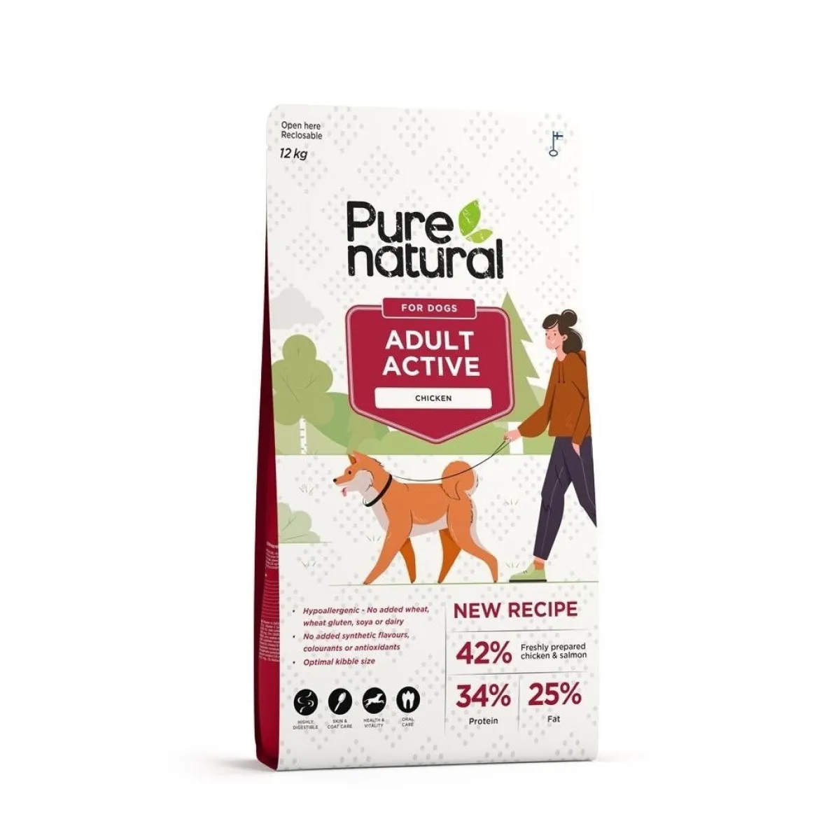 Purenatural Koiranruoat Erityistapeisiin|Koiran Kuivaruoka*Active Dog