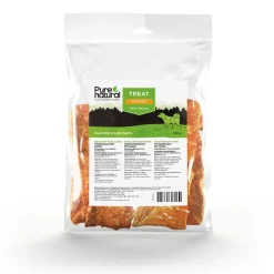 Purenatural Täyslihaherkut|Koiranpennun Herkut*Broilerin Fileelastu 120 g