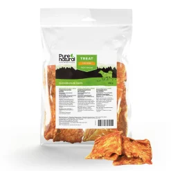 Purenatural Täyslihaherkut|Koiranpennun Herkut*Broilerin Fileelastu 120 g