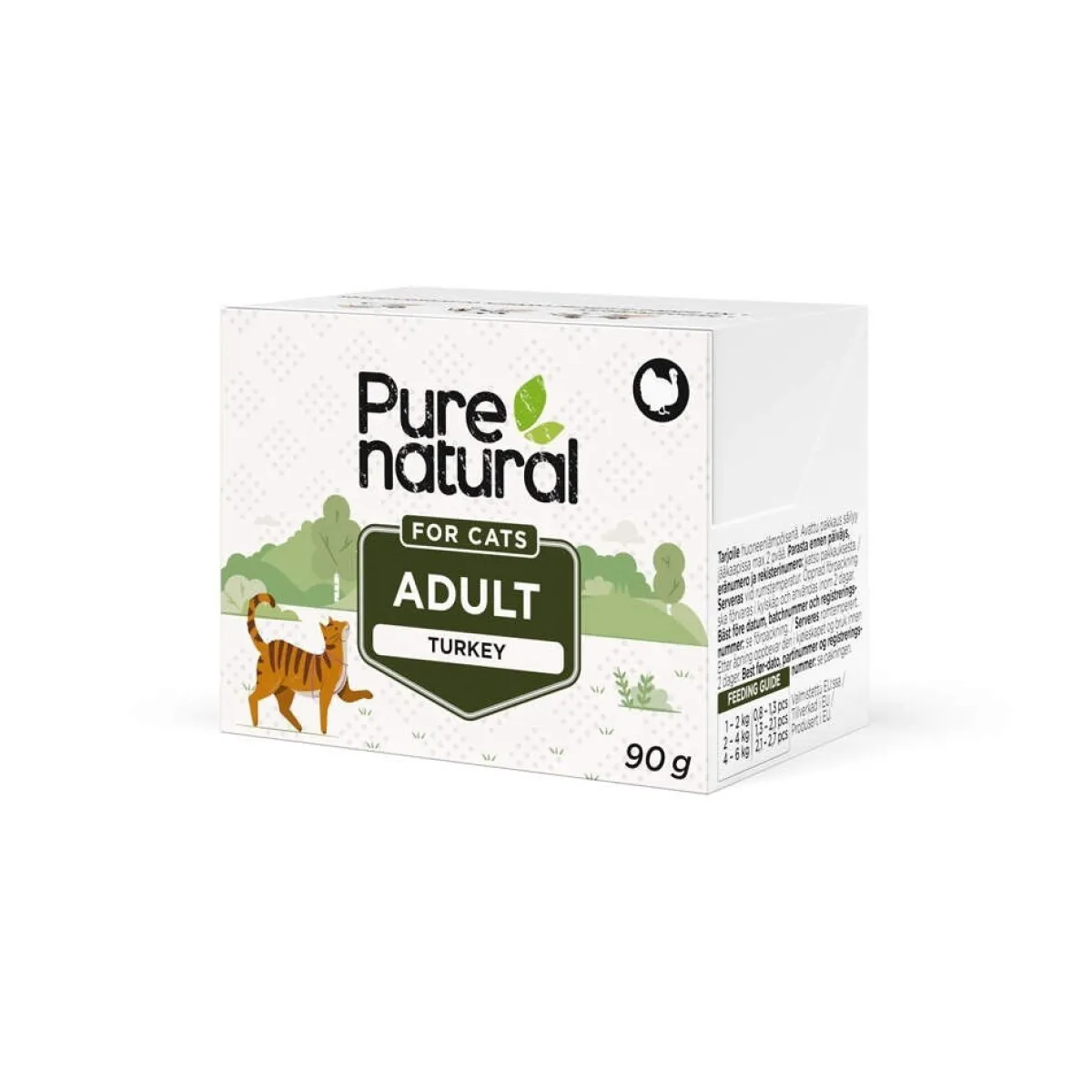 Purenatural Kissan Märkäruoka|Viljaton Kissanruoka*Cat Adult kalkkuna 90 g