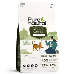 Purenatural Kissan Kuivaruoka|Kotimainen Kissanruoka*Cat Adult Large Chicken