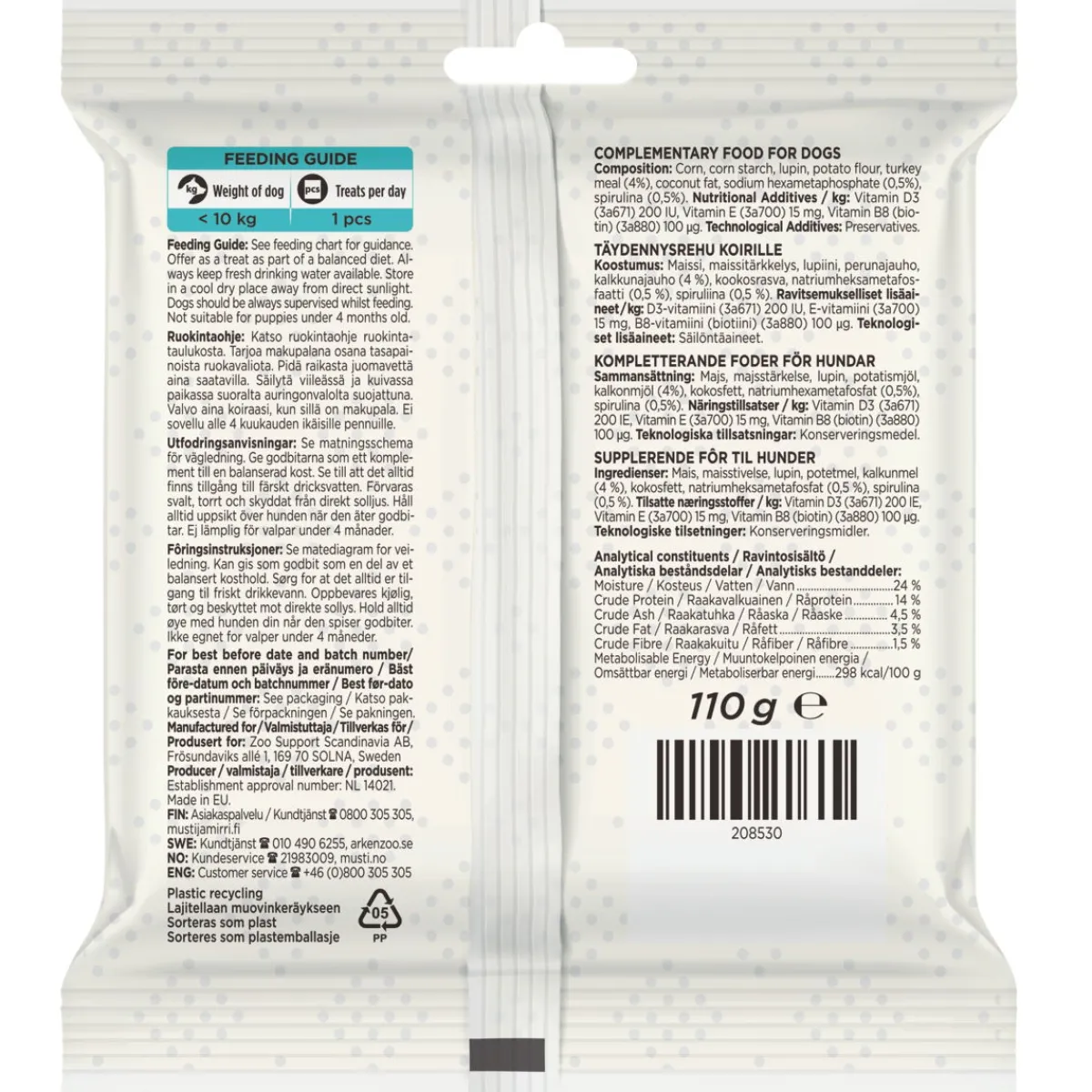 Purenatural Hammasherkut*Dental Stick purutikut 7kpl