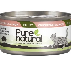 Purenatural Kissan Märkäruoka*Fillet kana & lohi 70g