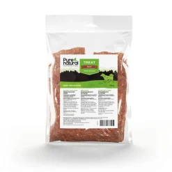 Purenatural Täyslihaherkut|Koiranpennun Herkut*Naudan Lihalastu 150 g