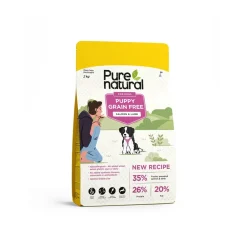 Purenatural Viljaton Koiranruoka|Koiran Kuivaruoka*Puppy Grain Free Salmon & Lamb