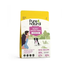 Purenatural Viljaton Koiranruoka|Koiran Kuivaruoka*Puppy Grain Free Salmon & Lamb