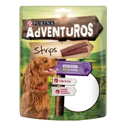 Adventuros Täyslihaherkut|Pikkuherkut Ja Treeninamit*Purina Strips Venison 90 g