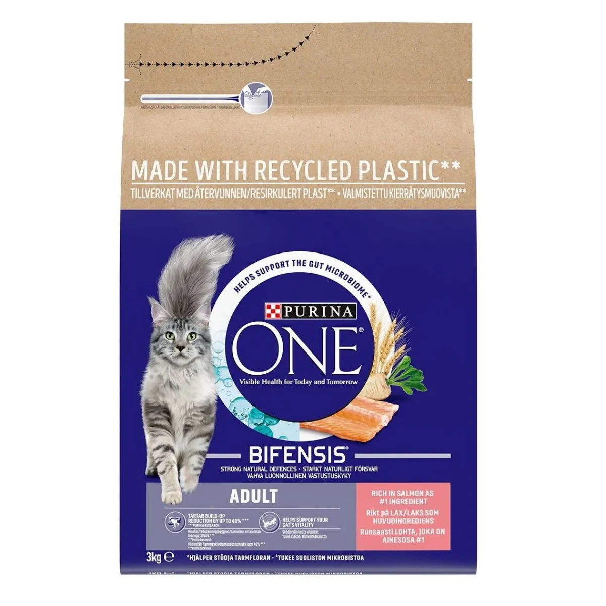 Purina ONE Kissan Kuivaruoka*Cat Adult lohi
