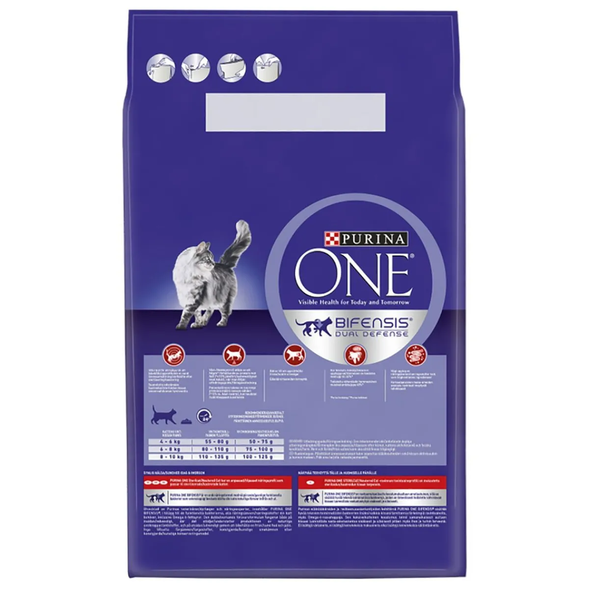 Purina ONE Kissan Kuivaruoka|Kissan Erikoisruoat*Sterilized Cat nauta 2,8 kg