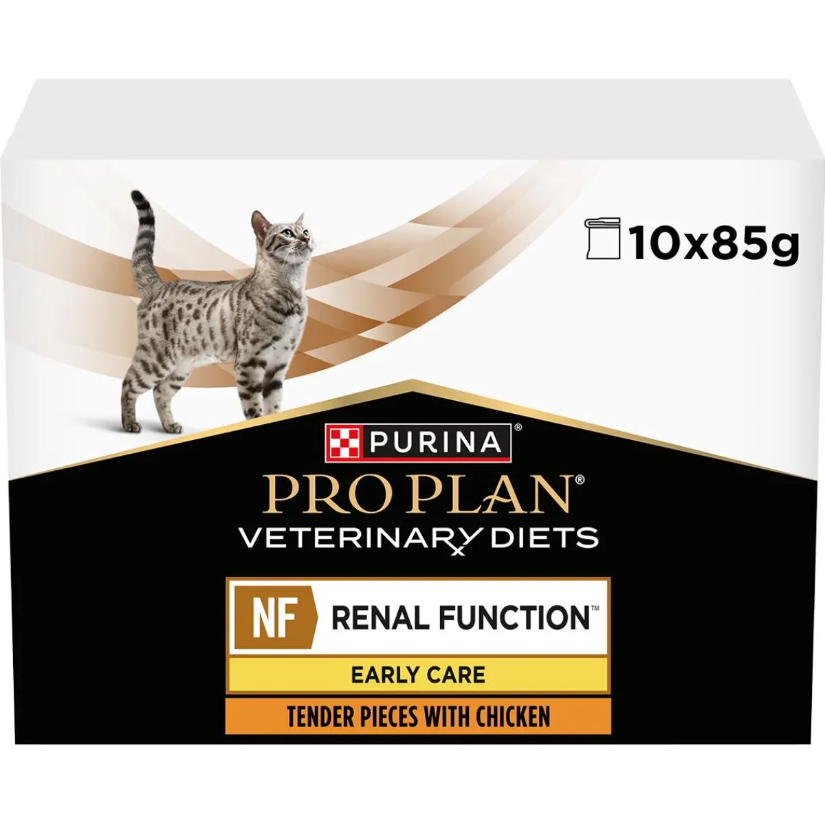 Purina Veterinary Diets Kissan Märkäruoka|Kissan Erikoisruoka*Purina Pro Plan Veterinary Diets Feline NF Renal Function Early Care Chicken 10x85 g