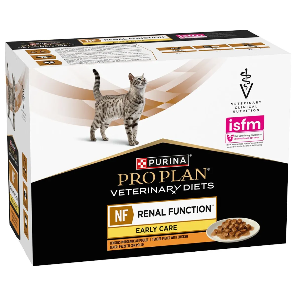 Purina Veterinary Diets Kissan Märkäruoka|Kissan Erikoisruoka*Purina Pro Plan Veterinary Diets Feline NF Renal Function Early Care Chicken 10x85 g