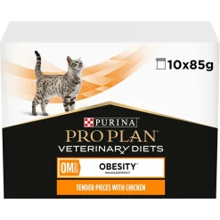 Purina Veterinary Diets Kissan Ylipaino|Kissan Erikoisruoka*Purina Pro Plan Veterinary Diets Cat OM Chicken 10x85g