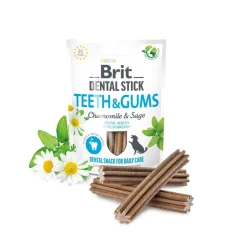 Brit Care Tarjoukset Koirille|Hammasherkut*Purutikku koiralle Chamomile & Sage 7 kpl