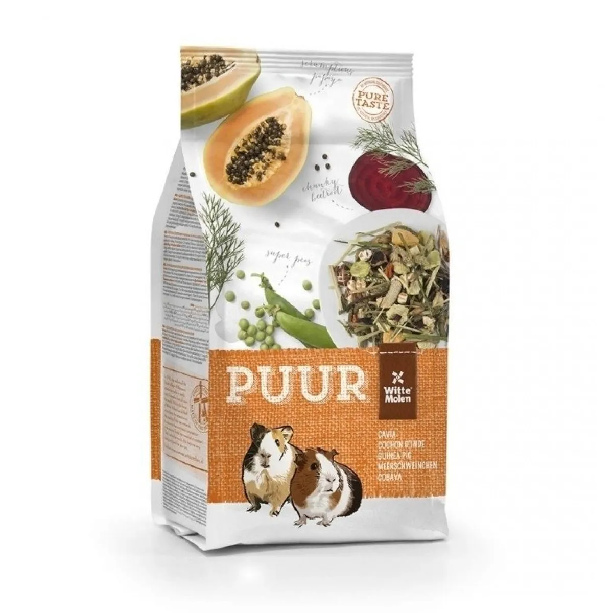 PUUR Pieneläinten Ruoka|Marsun Ruoka*Guinea Pig, marsun ruoka 2,5 kg