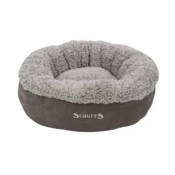 Scruffs Koiran Pedit Ja Alustat|Koiran Pedit*Pyöreä peti Cosy Harmaa