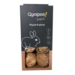 Quapas! Chinchillan Lelut|Kanin Lelut*Puuhalelulahjalaatikko, 8 kpl