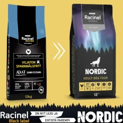 Racinel Koiran Kuivaruoka*Nordic Adult Chicken 12kg
