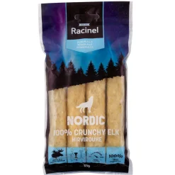 Racinel Kotimaiset Koiran Herkut|Puruluut*Nordic rouhetikku Hirvi 65g