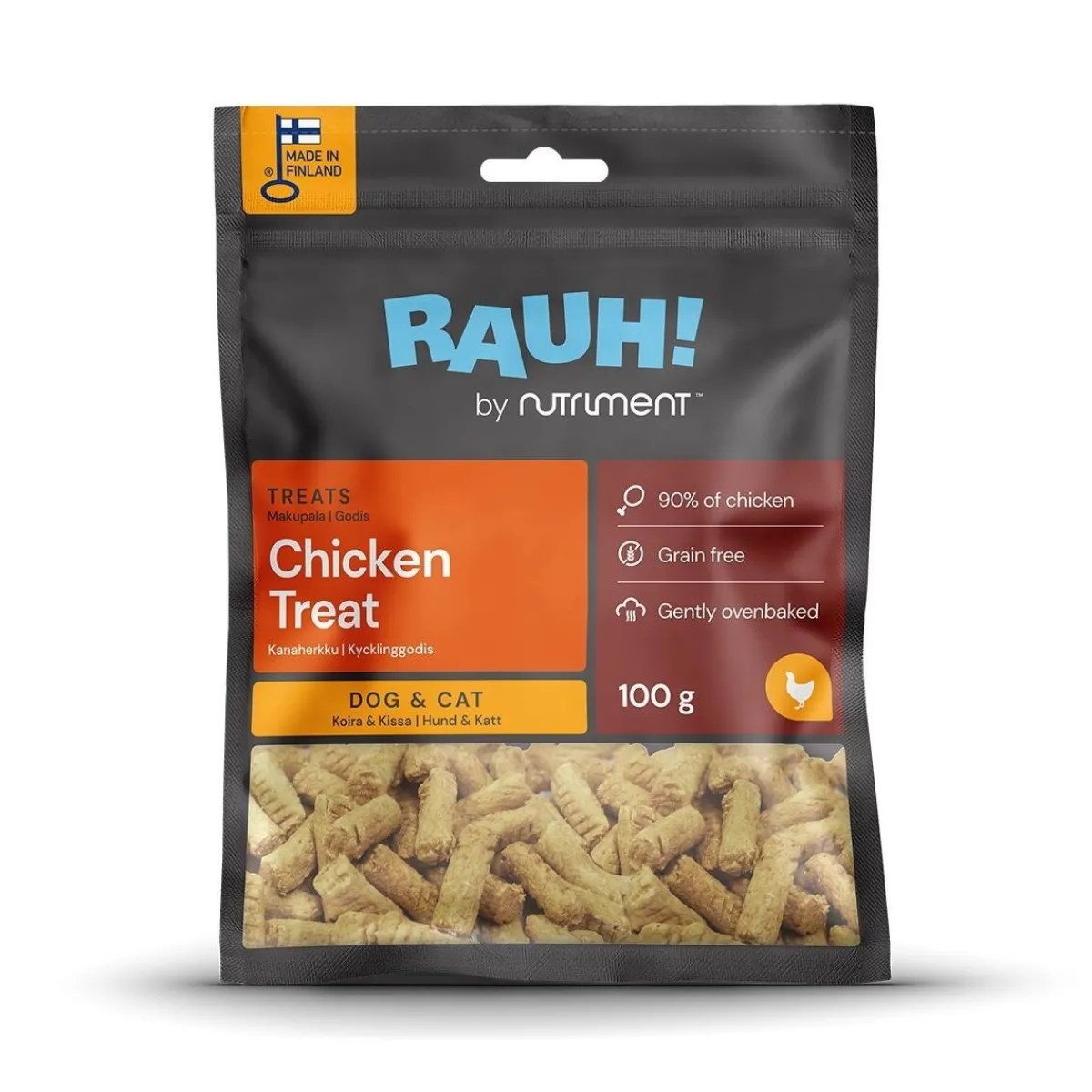 RAUH! Täyslihaherkut|Pikkuherkut Ja Treeninamit*Kana Herkut 100g