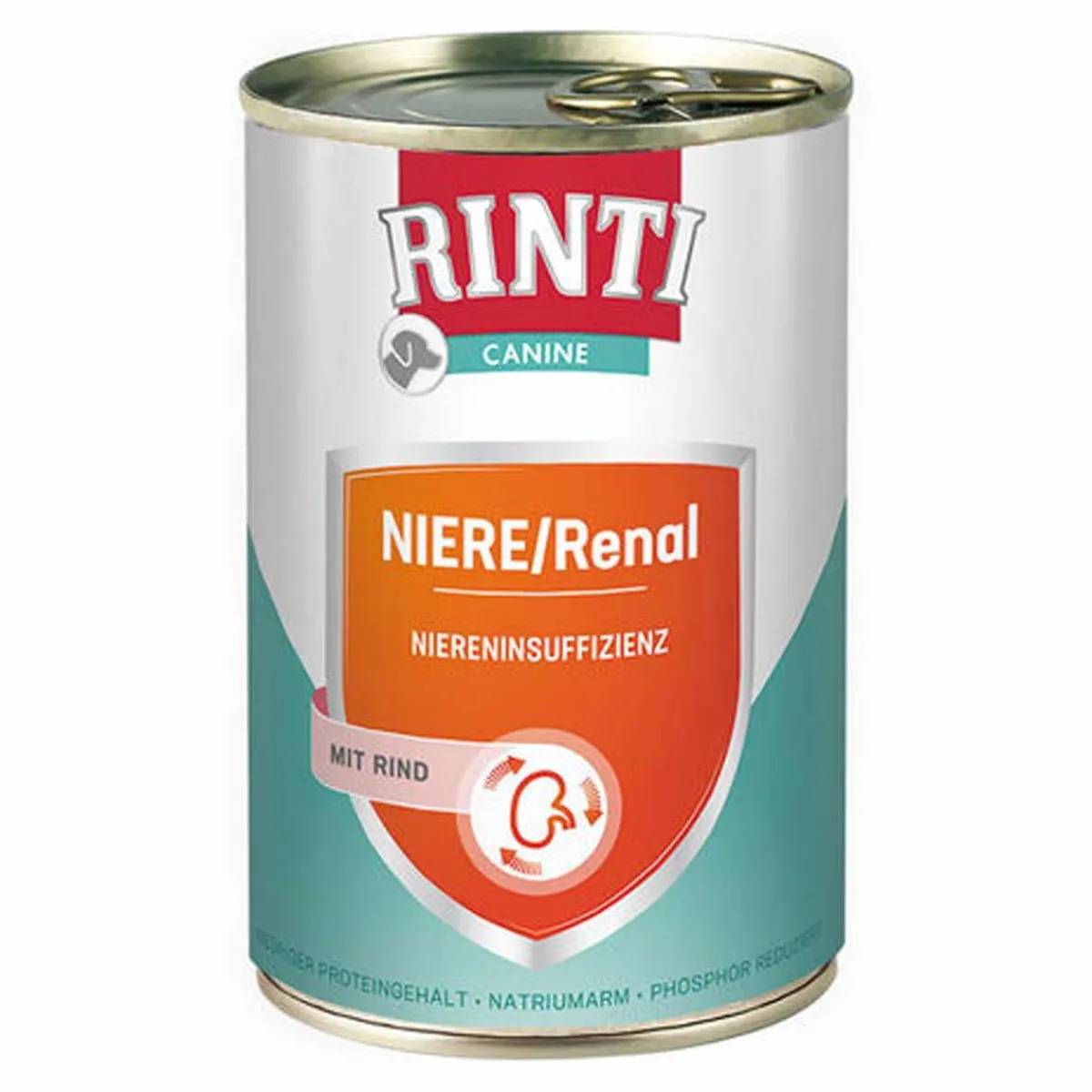 Rinti Koiran Eläinlääkäriruoka|Koiran Munuaisten Vajaatoiminta*Canine Kidney - Renal Nauta 400g