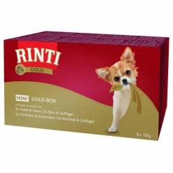 Rinti Koiran Märkäruoka Ja Makkarat*Mini GoldBox lajitelma 8 x 100g