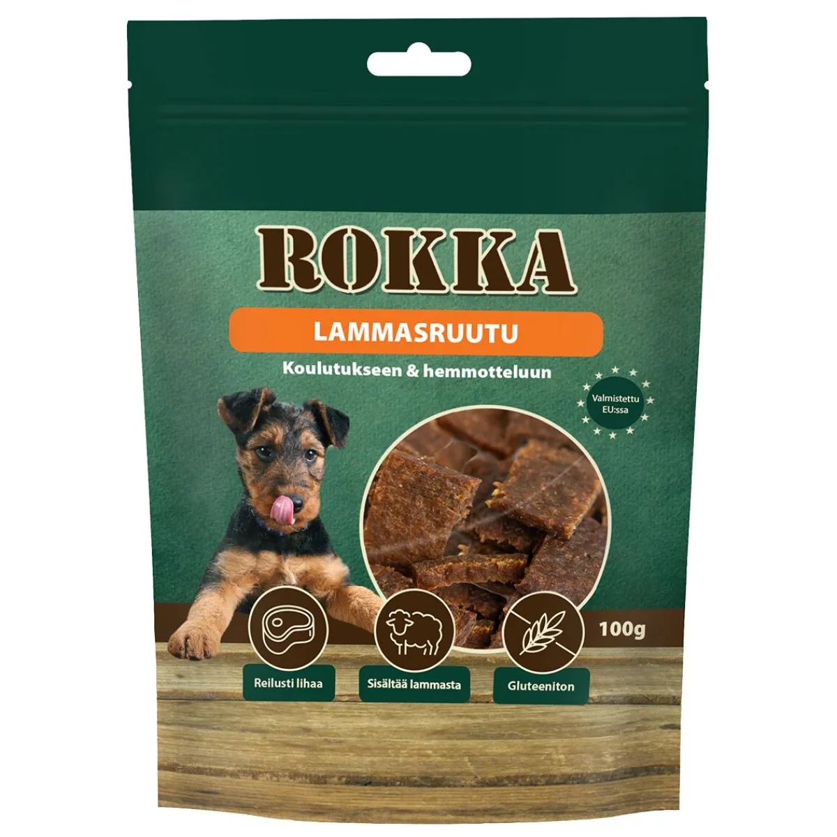 Rokka Pikkuherkut Ja Treeninamit|Uutuudet Koirille*Lammasruutu 100 g