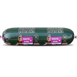 Rokka Koiran Märkäruoka Ja Makkarat*Lihaisa, Nauta & Kani 800 g