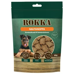 Rokka Pikkuherkut Ja Treeninamit|Uutuudet Koirille*Nautanoppa 80 g