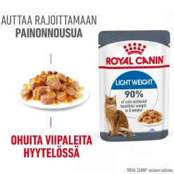 Royal Canin Kissan Märkäruoka|Vähärasvainen Kissanruoka*Cat Light Weight Care Jelly, 12 x 85 g