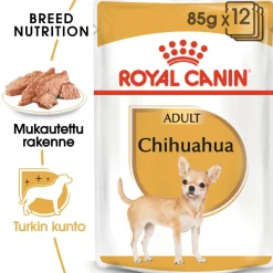 Royal Canin Tarjoukset Koirille|Koiran Märkäruoka Ja Makkarat*Chihuahua Wet 12x85g