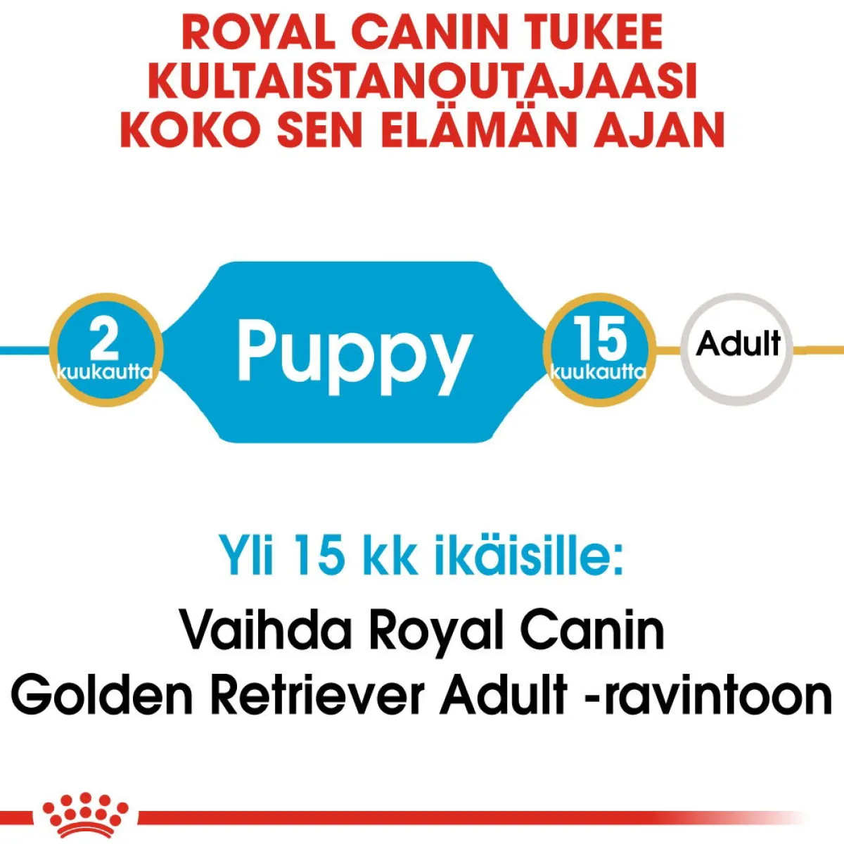 Royal Canin Penturuoka|Koiran Kuivaruoka*Golden Retriever Puppy 12 kg