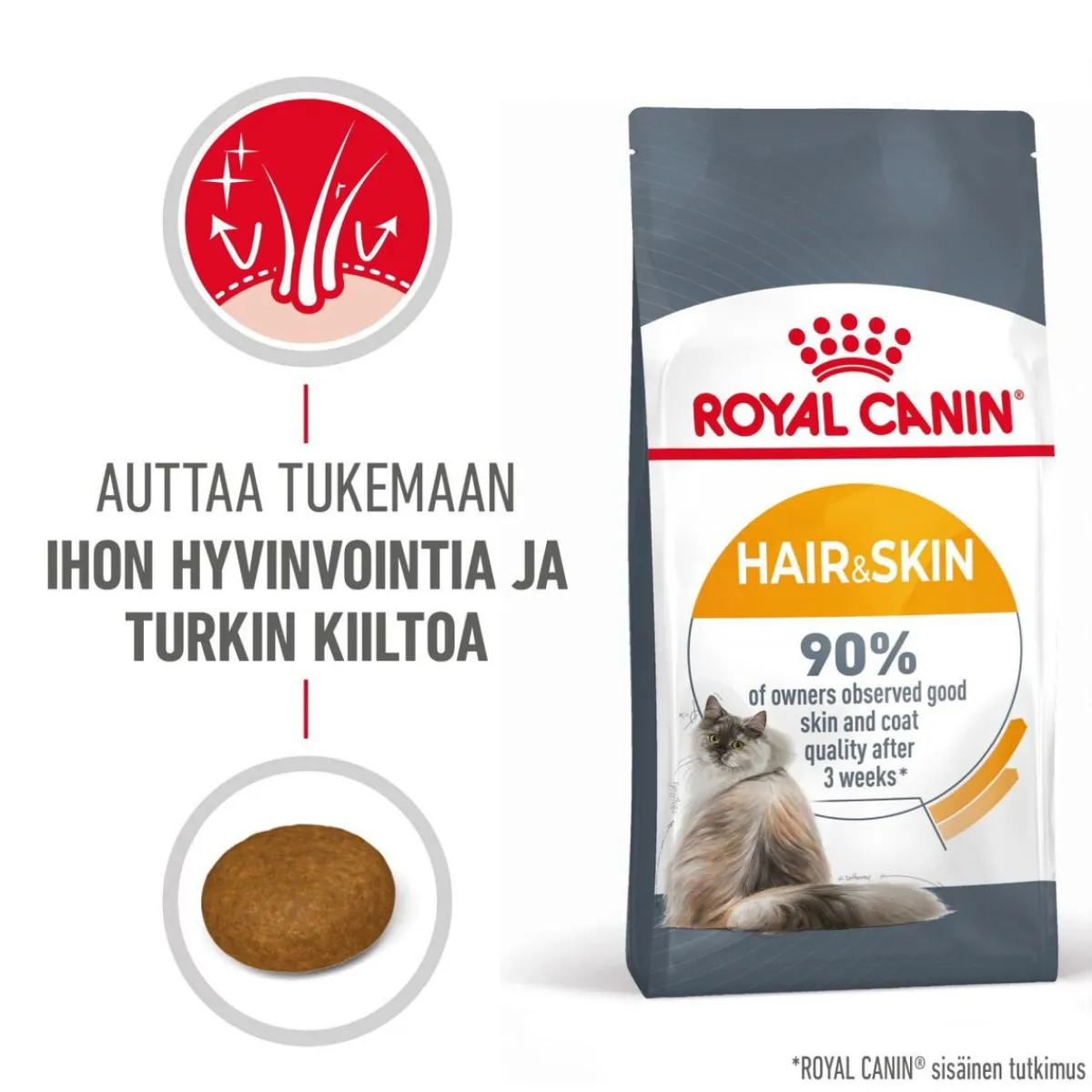 Royal Canin Kissan Kuivaruoka|Kissan Erikoisruoat*Hair & Skin Care