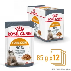 Royal Canin Kissan Märkäruoka*Hair & Skin Care Gravy 85g, 48-pack