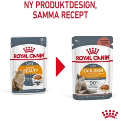 Royal Canin Kissan Märkäruoka*Hair & Skin Care Gravy 85g, 48-pack