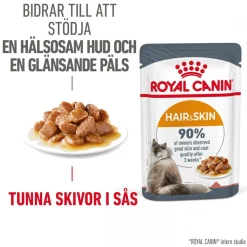 Royal Canin Kissan Märkäruoka*Hair & Skin Care Gravy 85g, 48-pack