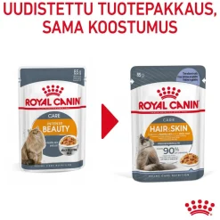 Royal Canin Kissan Märkäruoka*Hair & Skin Care Jelly, 12x85g