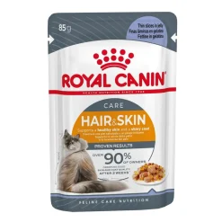 Royal Canin Kissan Märkäruoka*Hair & Skin Care Jelly 85g, 48-pack