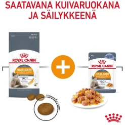 Royal Canin Kissan Märkäruoka*Hair & Skin Care Jelly 85g, 48-pack