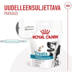 Royal Canin Veterinary Diets Eläinlääkäriherkut|Koiran Allergiat*Royal Canin Hypoallergenic Treats 230 g