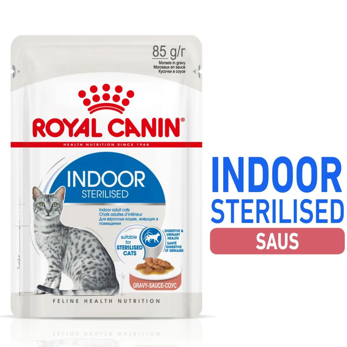 Royal Canin Kissan Märkäruoka*Indoor Gravy 85 g, 48-pack