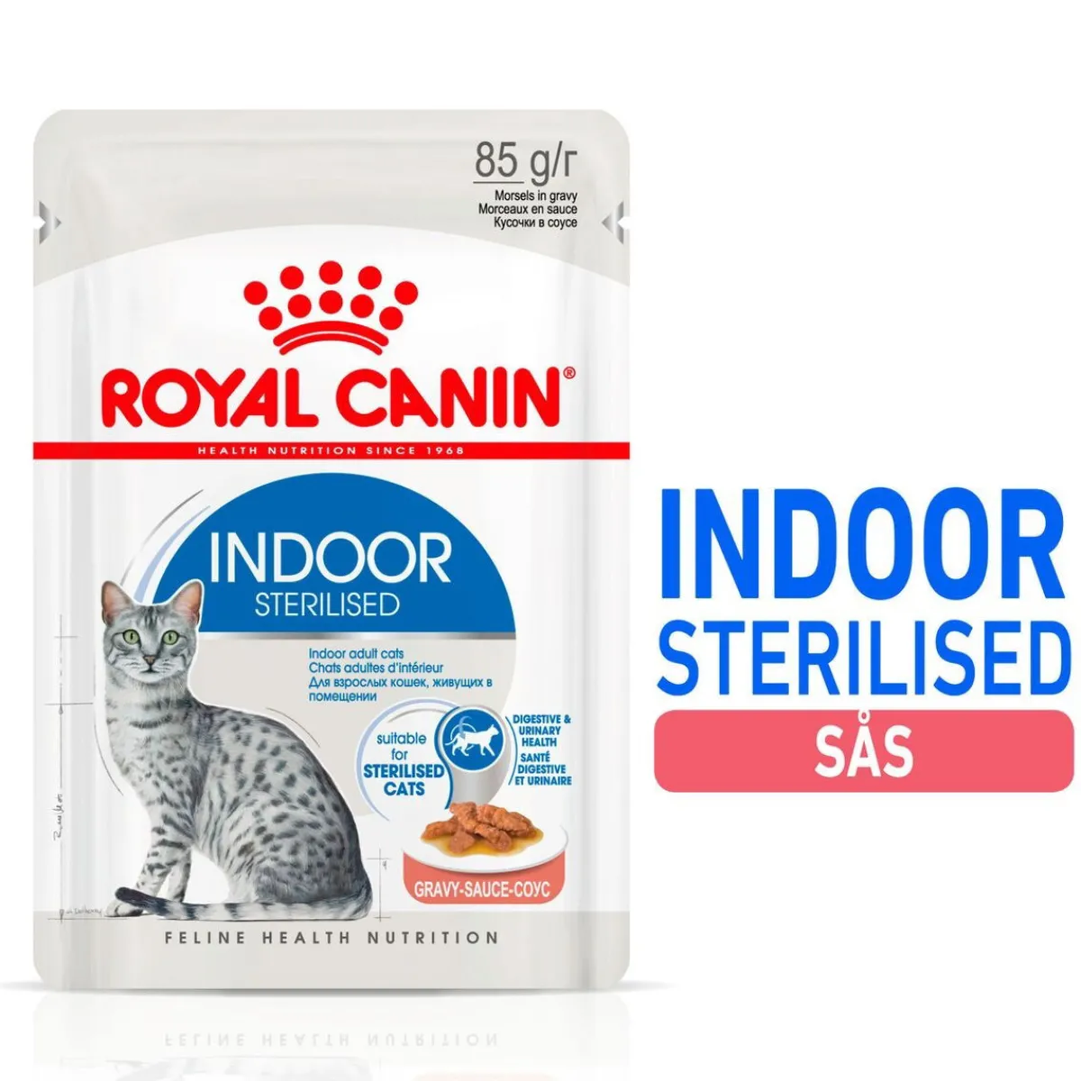 Royal Canin Kissan Märkäruoka*Indoor Gravy 85 g, 48-pack