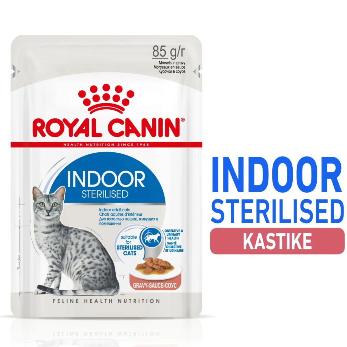 Royal Canin Kissan Märkäruoka*Indoor Gravy 85 g, 48-pack
